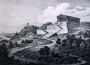 Walhalla (litho) tekijältä Carl Friedrich Heinzmann