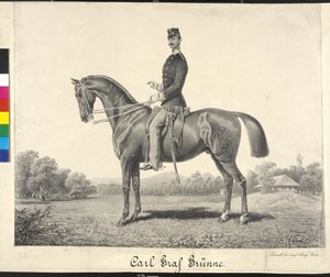 Hevosmuotokuva Carl kreivi Gruenne