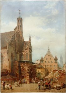Frauenkirche Nürnbergissä tekijältä Carl Haag