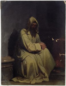 Istuvan munkin muotokuva, 1847 (öljy paperille)
