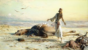 Haaksirikko autiomaassa, 1886 tekijältä Carl Haag