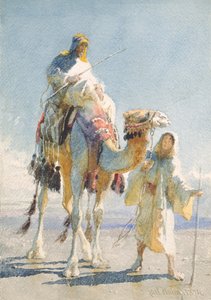 Shaik ja hänen oppaansa, 1874 tekijältä Carl Haag