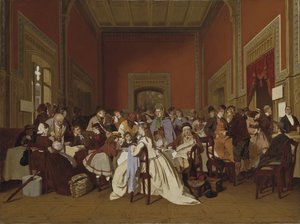 Toisen luokan odotushuone, n. 1865 tekijältä Carl Hendrik d Unker