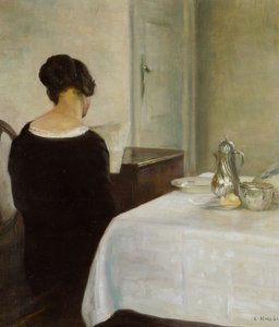 Kirje (öljy kankaalle) tekijältä Carl Holsoe