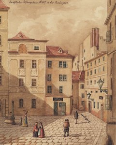 Knaffelsche Foundation House osoitteessa Jacobergasse nro 807 Wienissä tekijältä Carl L. Wiesböck
