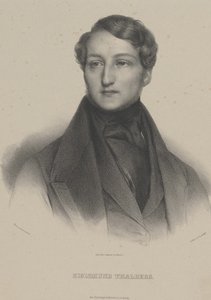 Pianisti ja säveltäjä Sigismund Thalbergin muotokuva 1812-1871 n. 1850.