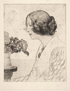 Anna Stina Alkman, o.s. Rydell tekijältä Carl Larsson