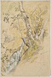 Koivuja puron varrella tekijältä Carl Larsson