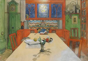 Päivä on ohi, hyvää yötä! 1908 tekijältä Carl Larsson