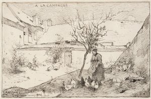 Ranskalainen maatila tekijältä Carl Larsson