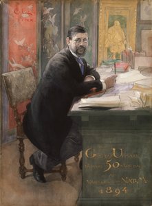 Gustaf Upmark, Kansallismuseon pääjohtaja, 1894 tekijältä Carl Larsson