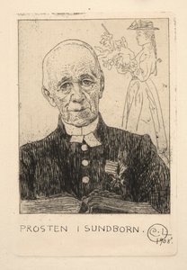 Kirkkoherra (Petterson) Sundbornissa tekijältä Carl Larsson