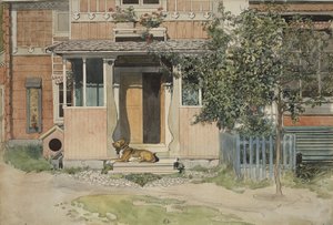 Veranda, A Home -sarjasta, n. 1895 (wc paperilla)