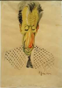 B.F.Dolbin / Karikatyyri C.-F. Hollitzer, 1925 tekijältä Carl Leopold Hollitzer