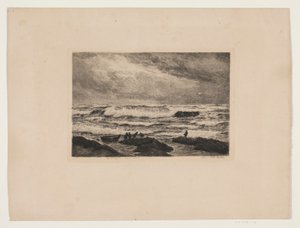 Skagen. Myrsky