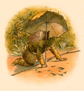 Robinson Crusoe näkee jalanjälkiä