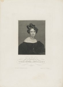 Oopperalaulaja Wilhelmine Schröder-Devrientin muotokuva 1804-1860, n. 1840