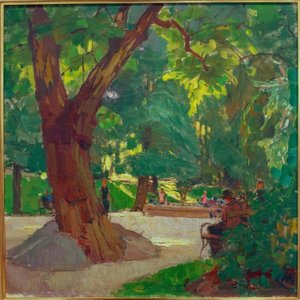 Heiligenstädter Park (Beethoven Park) tekijältä Carl Moll