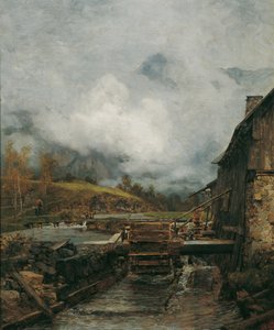 Vesimylly Goisernissa (Emil Jakob Schindlerin mukaan) tekijältä Carl Moll