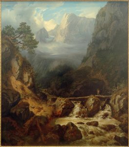 C. Morgenstern, The Waldbachstrub lähellä Hallstattia