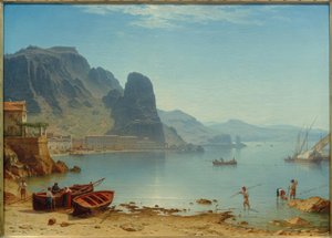 C. Morgenstern, Terracina mit Fischfelsen