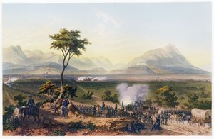 Montereyn vangitseminen, Yhdysvaltain ja Meksikon välinen sota, pubi. 1851 (värilitografia)