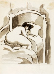 Nainen alasti makuuasennossa tekijältä Carl Newman