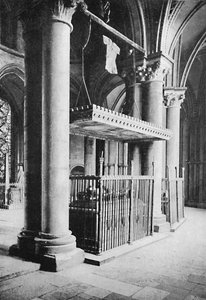 Mustan prinssin hauta, Canterburyn katedraali, 1903