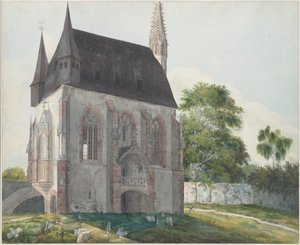 Totenkapelle Kiedrichissä, noin 1814.