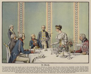At Paretz (väri litho) tekijältä Carl Röchling