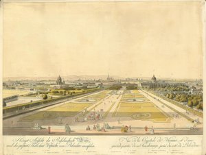 Wien vom Belvedere aus tekijältä Carl Schütz