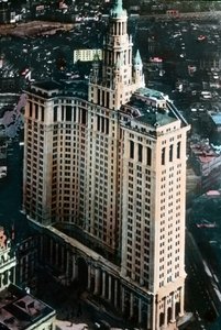 Yhdysvallat, New York, Manhattan Municipal Building, rakennettu vuosina 1907-1914, kuva-ajankohta: noin 1920. Carl Simonin arkisto tekijältä Carl Simon