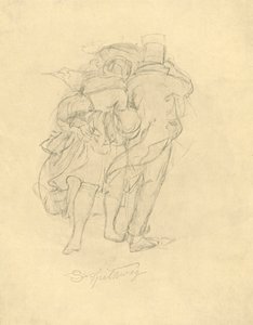 Myrskyssä ja sateessa, 1800-luvun puolivälissä, vuonna 1924. tekijältä Carl Spitzweg
