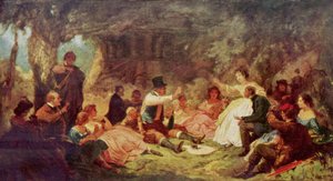 Piknik tekijältä Carl Spitzweg