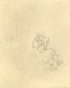 Der Antiquar, 1800-luvun puoliväli, loppu, n. 1924. tekijältä Carl Spitzweg