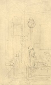 Der Kaktusfreund, 1800-luvun puoliväli, loppu, n. 1924. tekijältä Carl Spitzweg