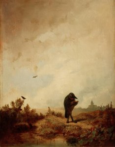 Der Rabe tekijältä Carl Spitzweg