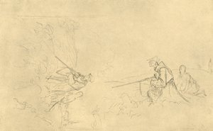 The Sunday Hunter, 1800-luvun puoliväli, loppu, n. 1924. tekijältä Carl Spitzweg