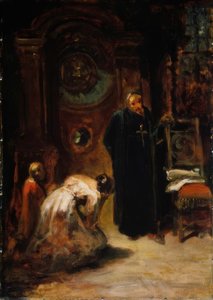 Die Beichte tekijältä Carl Spitzweg