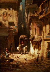 Die Post tekijältä Carl Spitzweg