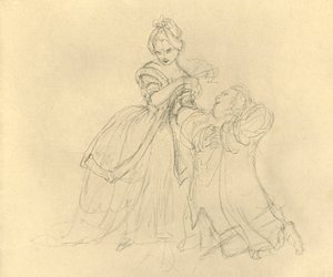 Erhörung, 1800-luvun puoliväli, loppu, n. 1924. tekijältä Carl Spitzweg