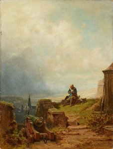 Veteraani, n. 1870. tekijältä Carl Spitzweg