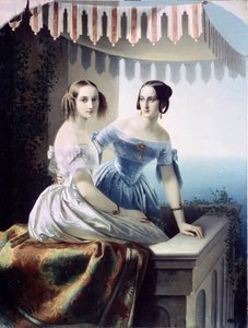 Venäjän suurherttuataren Marie Nikolaievnan muotokuva (Leuchtenbergin herttuatar tekijältä Carl Timoleon von Neff