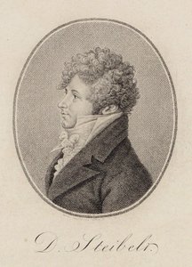 Pianisti ja säveltäjä Daniel Steibeltin muotokuva 1765-1823, 1809.