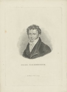 Säveltäjä Friedrich Kalkbrennerin muotokuva 1785-1849, noin 1821.