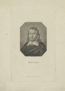 Runoilija John Miltonin muotokuva 1608-1674, noin 1818-1821.