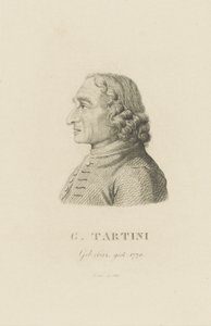 Viulisti ja säveltäjä Giuseppe Tartinin muotokuva 1692-1770, 1815.