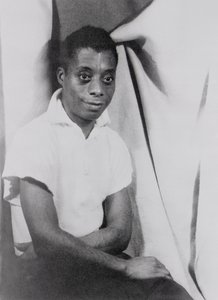 James Baldwin (1924-87) 13. syyskuuta 1955 (gelatiinihopeapainatus)