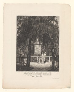 Salomon Gessnerin muistomerkki lähellä Zürichiä Salomon Gessnerin muistomerkki lähellä Zürichiä (otsikko esineessä) tekijältä Carl Wilhelm Kolbe (I)