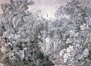 "Tyttö Weidenaun metsässä", 1777-1835